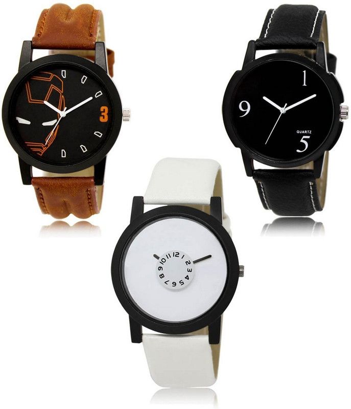 New latest Designer Combo of 3 Analog Watch - For Men LR-04-06-26