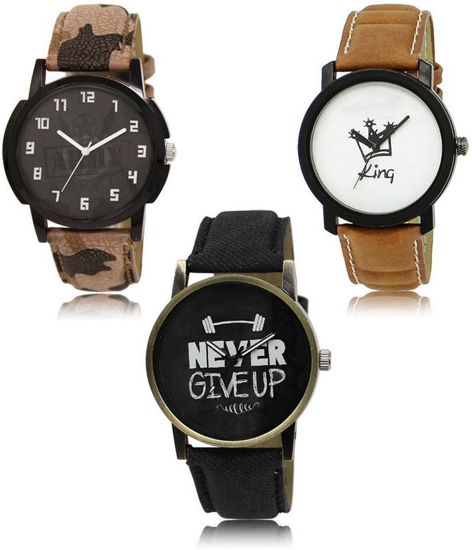 New latest Designer Combo of 3 Analog Watch - For Men LR-03-18-27