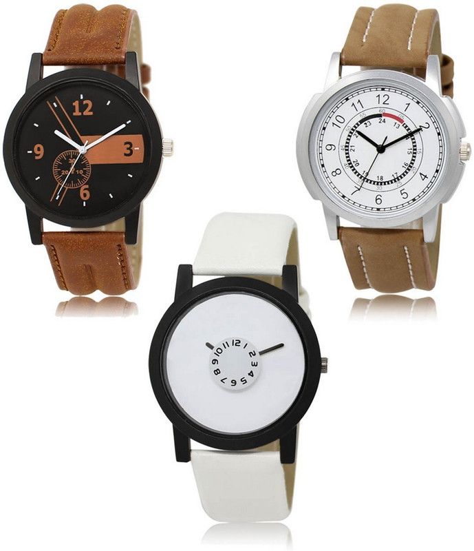 New latest Designer Combo of 3 Analog Watch - For Men LR-01-17-26