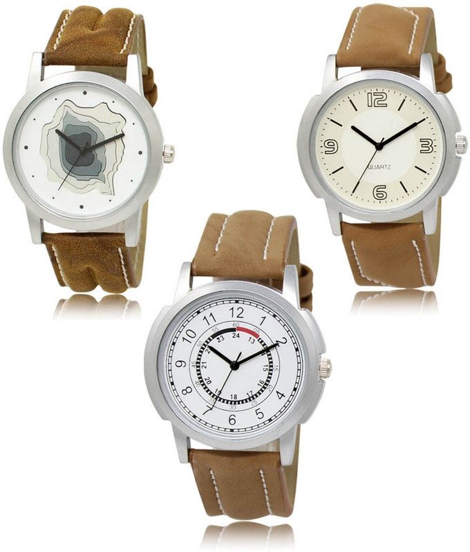 New latest Designer Combo of 3 Analog Watch - For Men LR-09-16-17