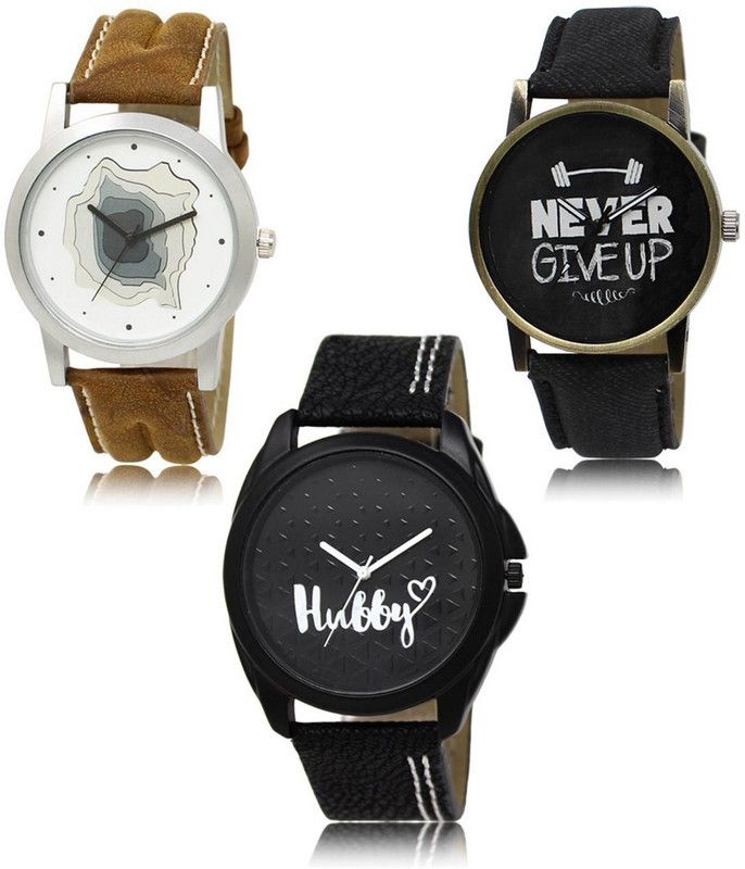 New latest Designer Combo of 3 Analog Watch - For Men LR-09-27-31