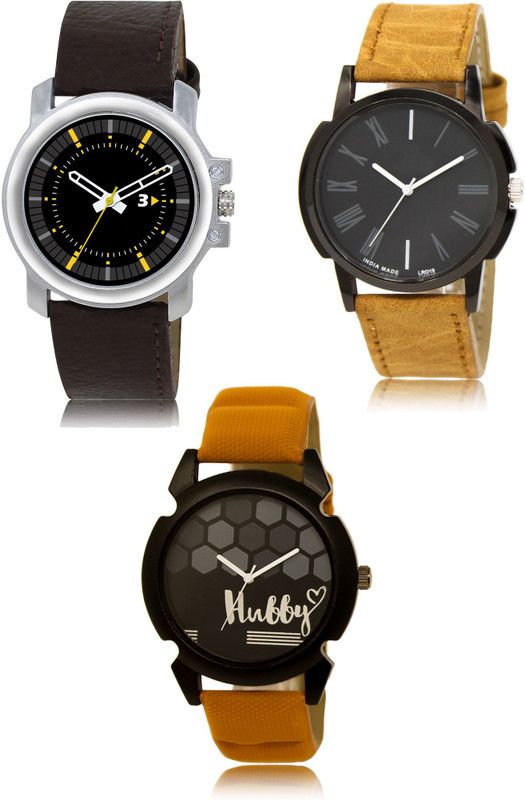 New latest Designer Combo of 3 Analog Watch - For Men 44-19-32