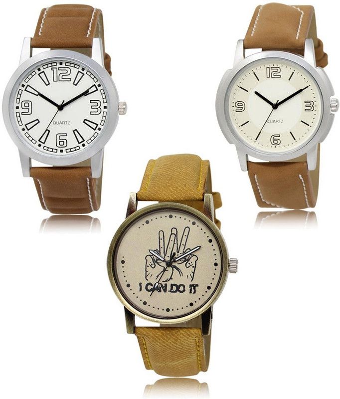New latest Designer Combo of 3 Analog Watch - For Men LR-15-16-30
