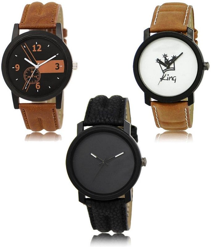 New latest Designer Combo of 3 Analog Watch - For Men LR-01-18-21