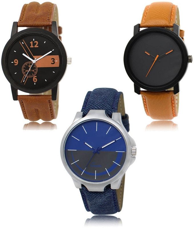 New latest Designer Combo of 3 Analog Watch - For Men LR-01-20-24
