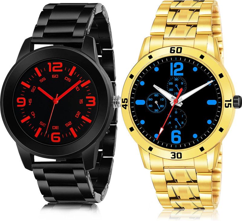 Analog Watch - For Men Modish Italian Designer 2 Watch Combo For Boys And Men - B704-(68-S-21)