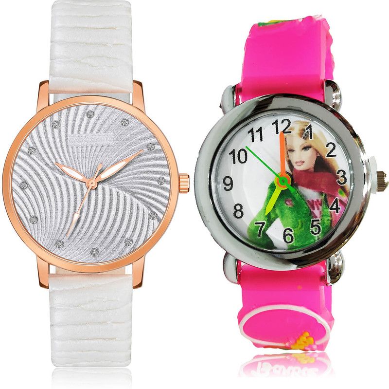 Analog Watch - For Girls Contemporary Party Wedding 2 Watch Combo For Women And Girls - GM381-GC43
