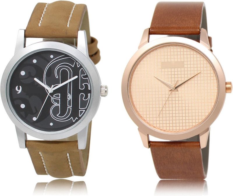 Analog Watch - For Boys NEW UPCOMING FRESH FASHION STYLISH COMBO SET OF 2 OF LR 14-34
