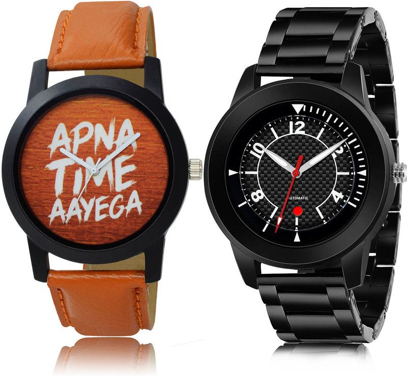 Analog Watch - For Men Best Quartz 2 Watch Combo For Boys And Men - BO43-(66-S-20)