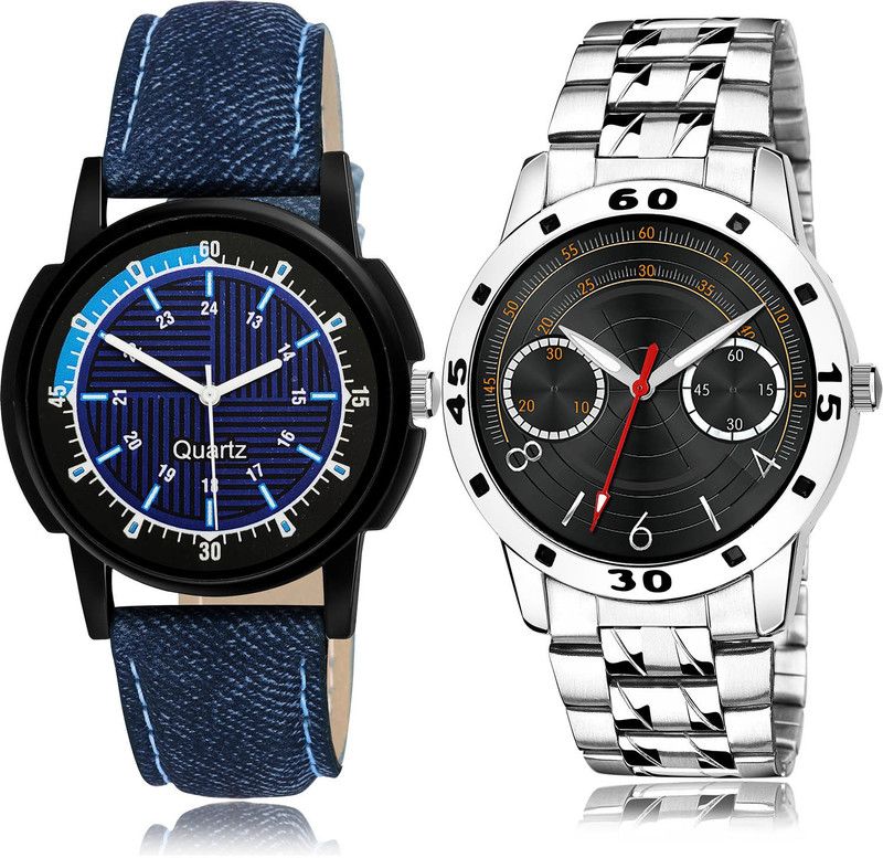 Analog Watch - For Men Classical Chronograph 2 Watch Combo For Boys And Men - BRA34-(67-S-19)