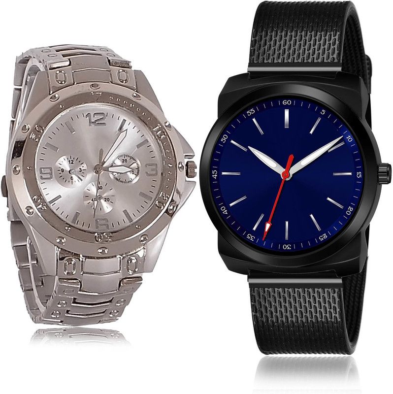 Analog Watch - For Men Modish Stylish 2 Watch Combo For Boys And Men - B72-(54-S-10)