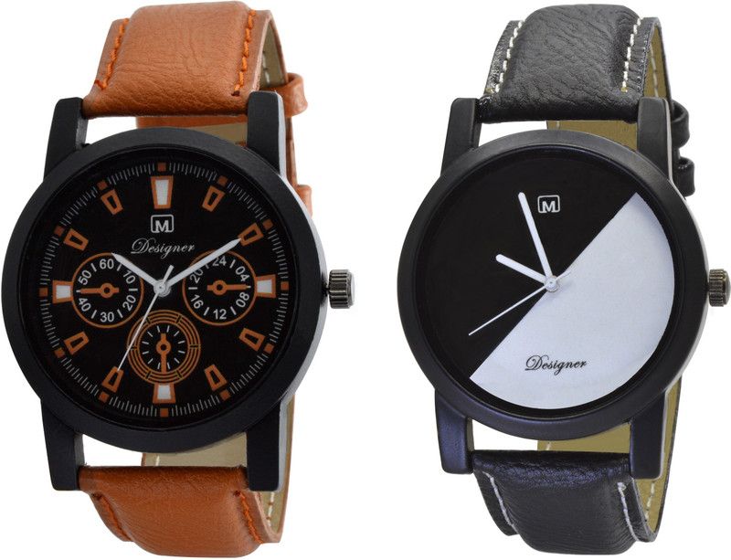 Analog Watch - For Men Pack of 2 Multicolor Dial Combo of Men's & Boy's Watch Omi-266