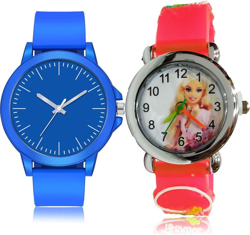 combo watch Analog Watch - For Men Brand New Exclusive Sports And Annika Doll Kids 2 Watch Combo For Boys And men - BM117-BK80