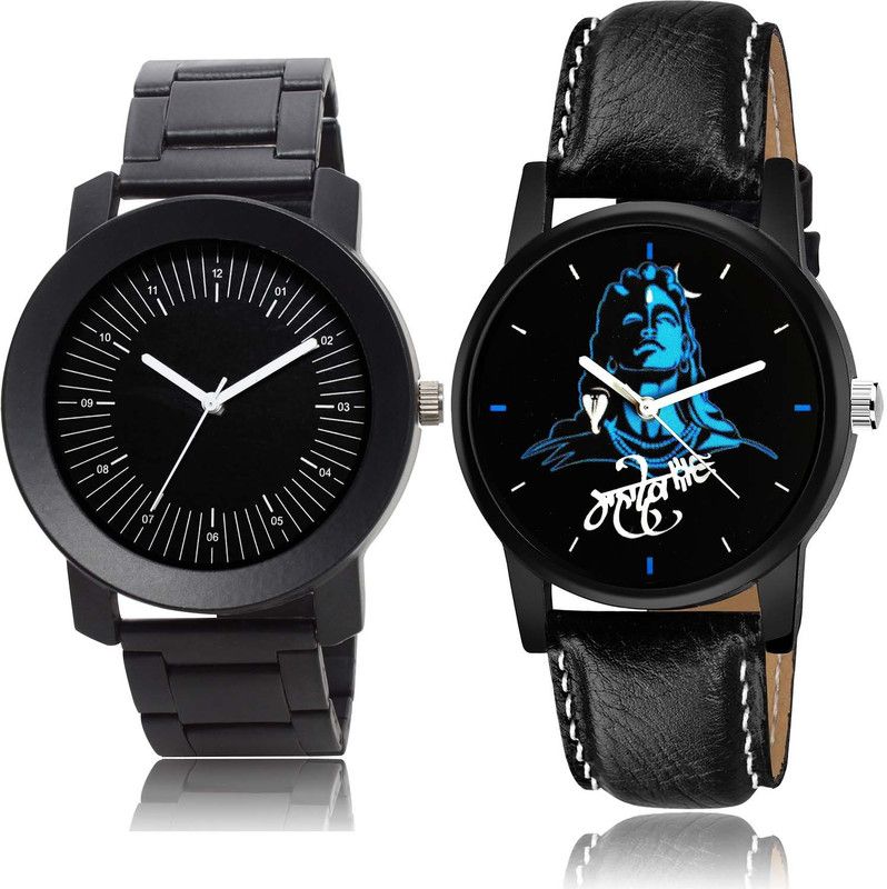 combo watch Analog Watch - For Boys New Collection Mahadev Combo Watch For Boys And Men - BO54-B23