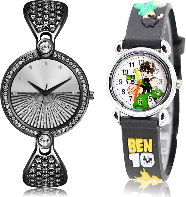 Analog Watch - For Girls Modern Collegian 2 Watch Combo For Women And Girls - GM248-GC81