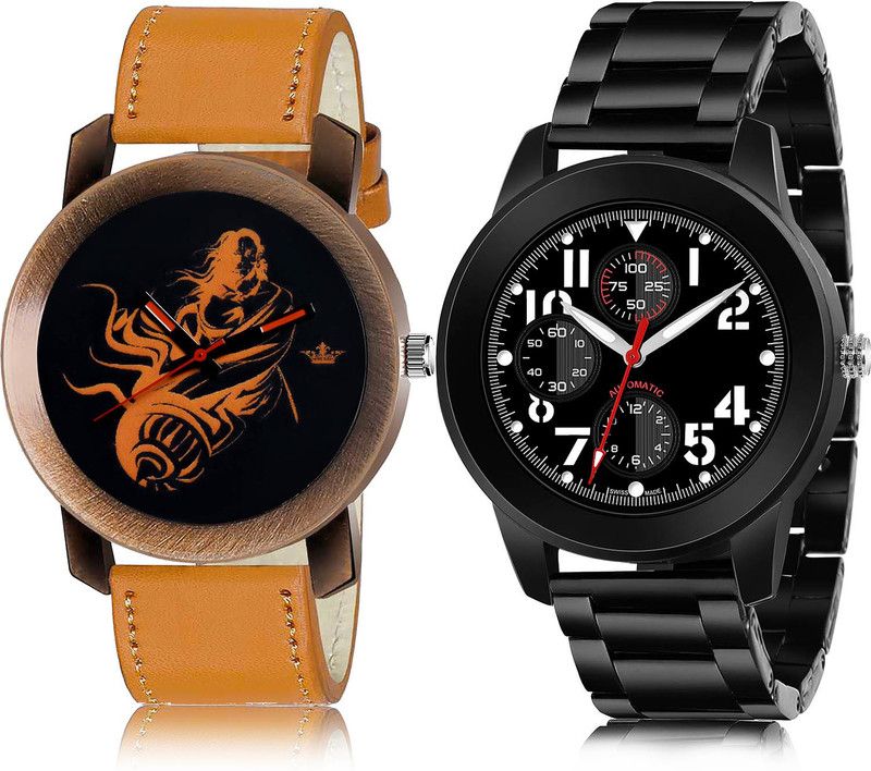 Analog Watch - For Men Modern Collegian 2 Watch Combo For Boys And Men - BL46.64-(51-S-20)