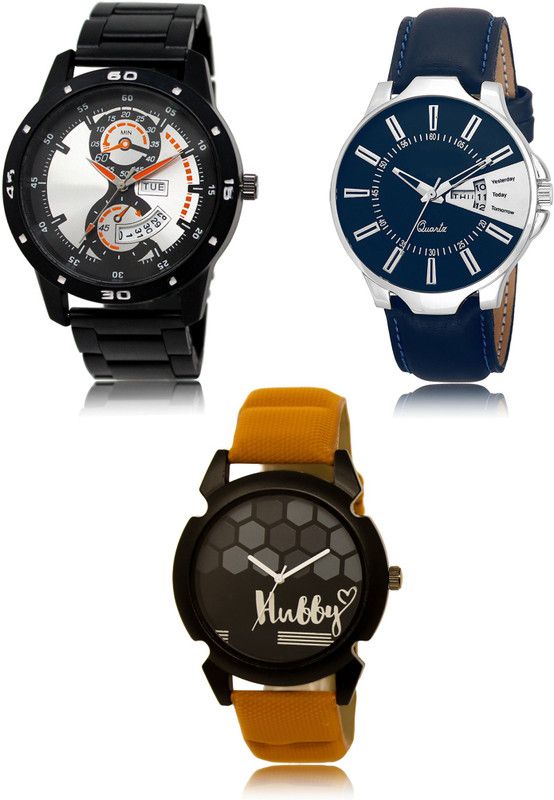 New latest Designer Combo of 3 Analog Watch - For Men 107-23-32
