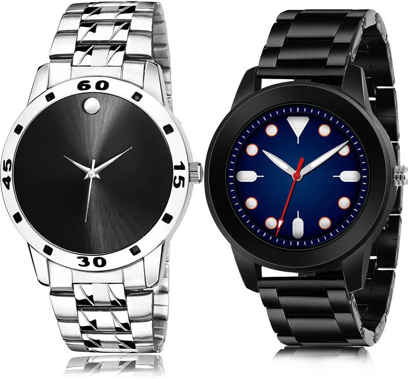 Analog Watch - For Men Classical Tread 2 Watch Combo For Boys And Men - B776-(65-S-20)