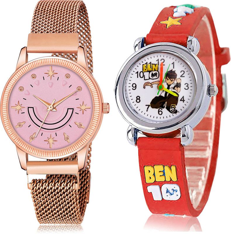 Analog Watch - For Girls New Rich 2 Watch Combo For Women And Girls - GW72-GC119