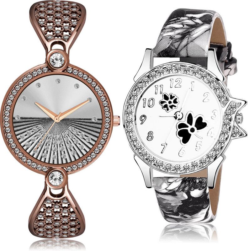 Analog Watch - For Women Latest Royal 2 Watch Combo For Women And Girls - GM252-G408