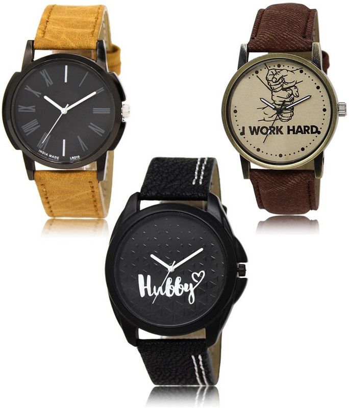 New latest Designer Combo of 3 Analog Watch - For Men LR-19-29-31