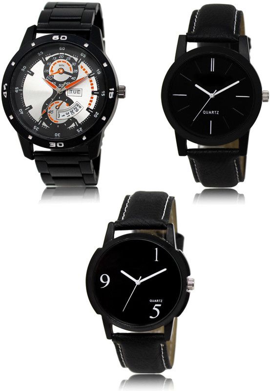 New latest Designer Combo of 3 Hybrid Smartwatch Watch - For Men 107-05-06