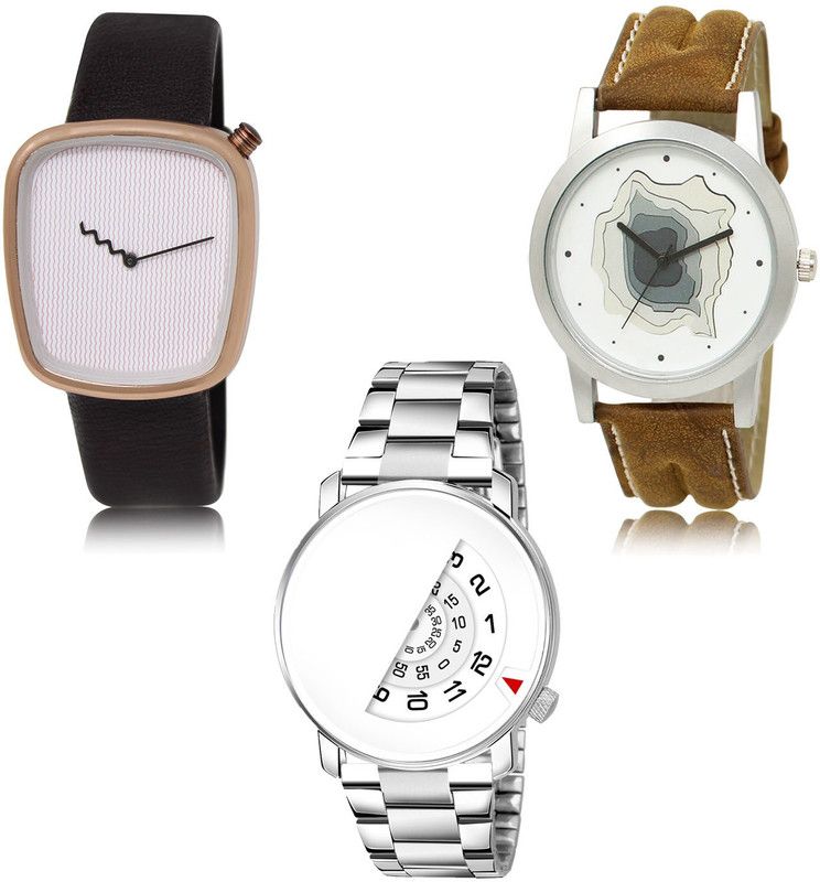 New latest Designer Combo of 3 Analog Watch - For Men LR41-LR09-LR106