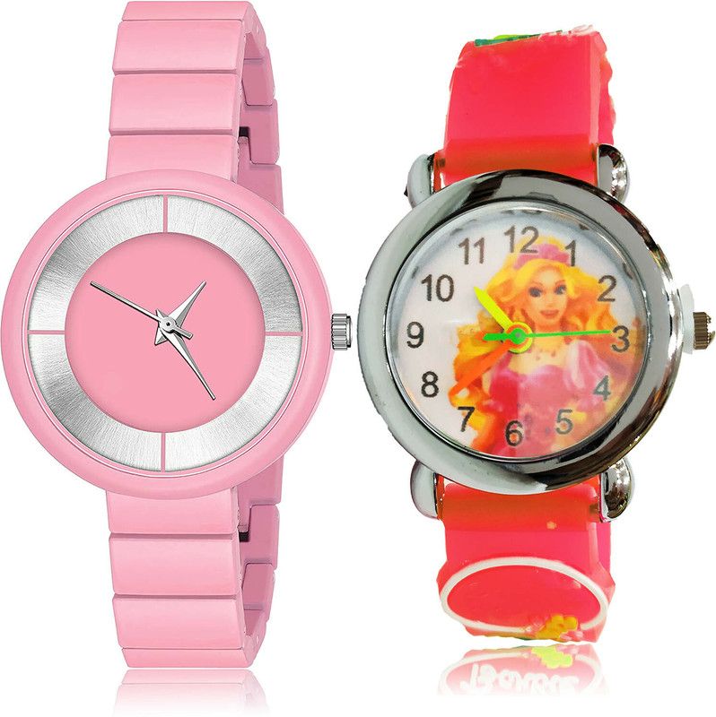 Analog Watch - For Girls Modern Tread 2 Watch Combo For Women And Girls - G635-GC75