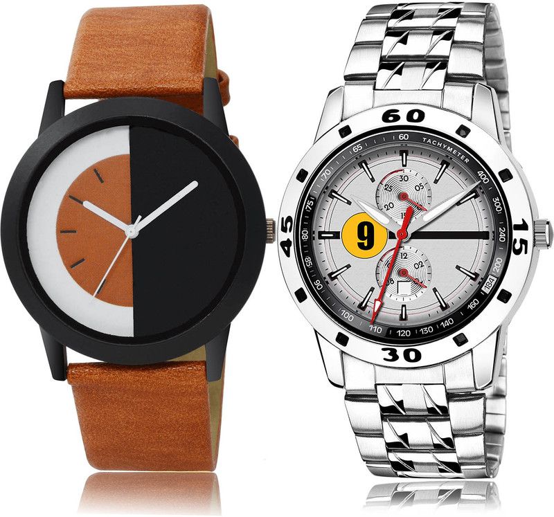 Analog Watch - For Men Classical Style 2 Watch Combo For Boys And Men - B162-(55-S-19)