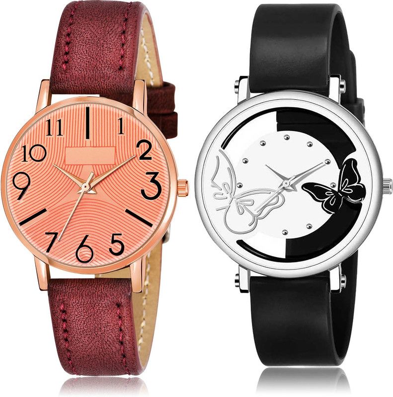 Analog Watch - For Women Best Collegian 2 Watch Combo For Women And Girls - GW53-G554