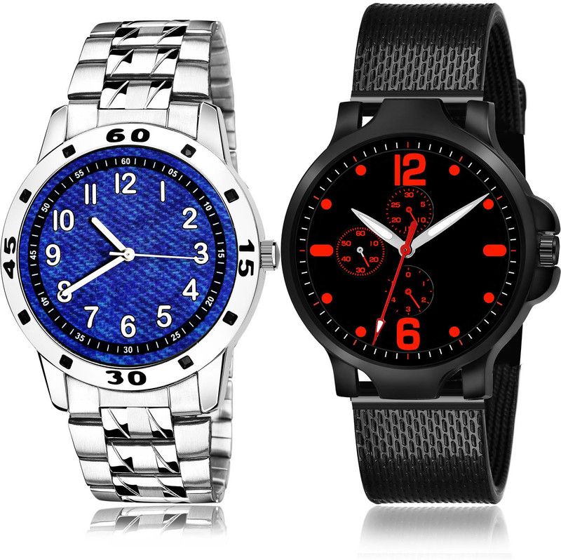 Analog Watch - For Men Modern Quartz 2 Watch Combo For Boys And Men - B795-(69-S-10)