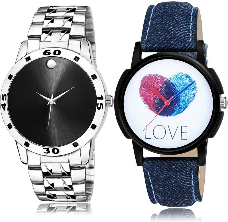 combo watch Analog Watch - For Boys & Girls Best Love Chain Watch And Love Watch - B776-B11 (Combo Of 2 )