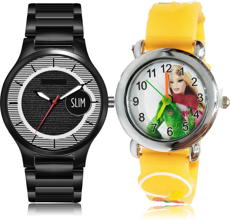 Analog Watch - For Boys Contemporary Unique 2 Watch Combo For Boys And Men - BM410-BK27