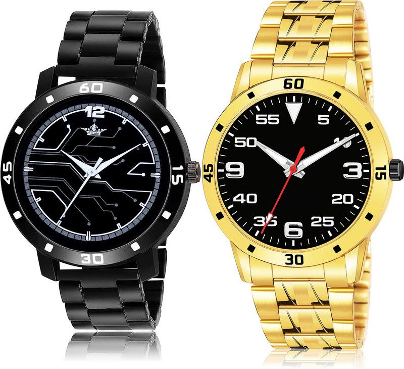 Analog Watch - For Men Best Analogue 2 Watch Combo For Boys And Men - BL46.113-(75-S-21)
