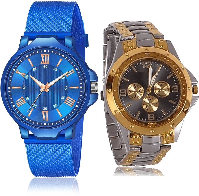 Analog Watch - For Men Brand New High Quality 2 Watch Combo For Boys And Men - BRM37-B76
