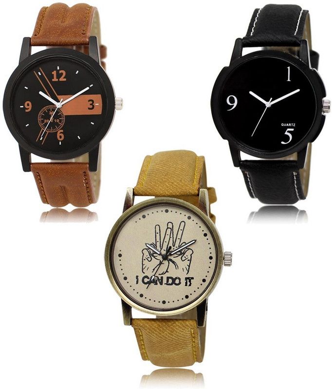 New latest Designer Combo of 3 Analog Watch - For Men LR-01-06-30