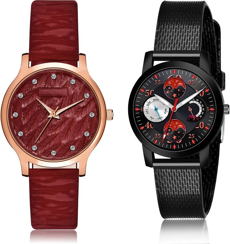 Analog Watch - For Women Classical Fancy 2 Watch Combo For Women And Girls - GM333-(50-L-10)