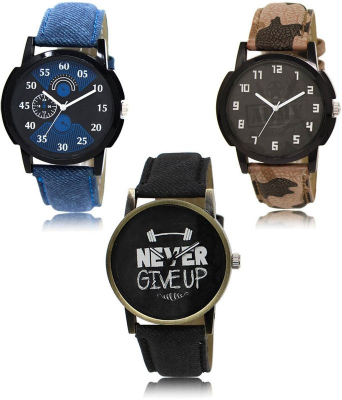 New latest Designer Combo of 3 Analog Watch - For Men LR-02-03-27