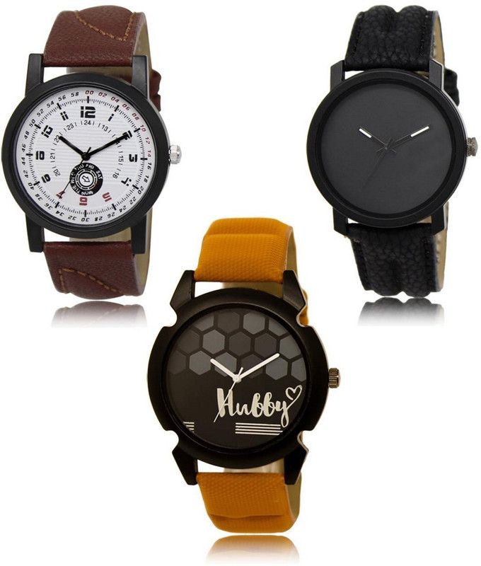 New latest Designer Combo of 3 Analog Watch - For Men LR-11-21-32