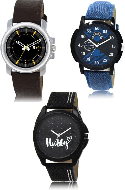 New latest Designer Combo of 3 Analog Watch - For Men 44-02-31