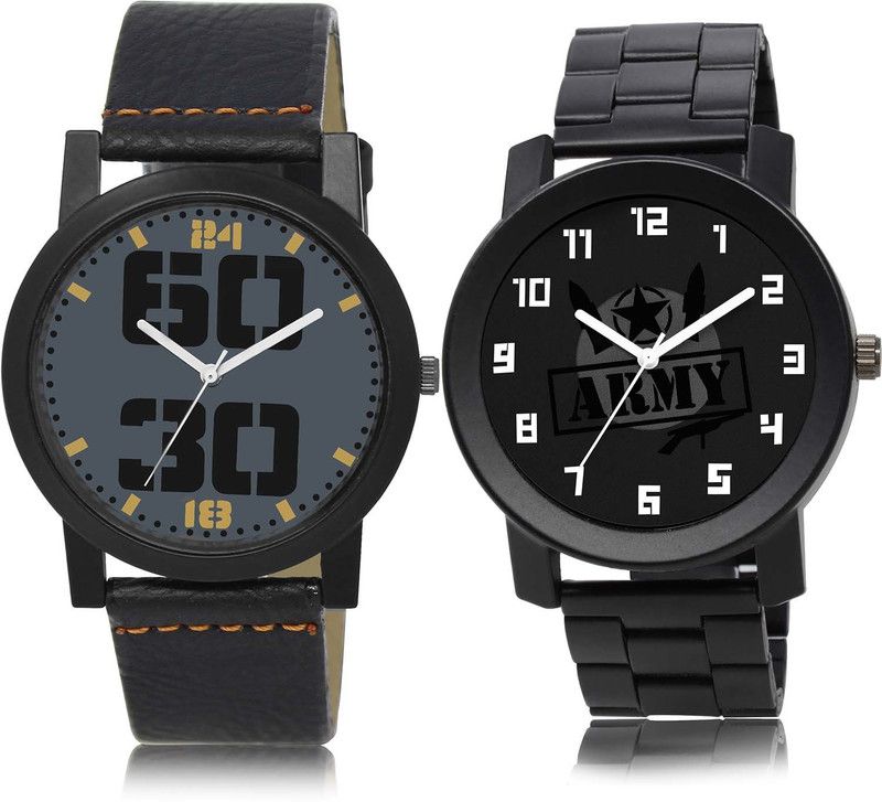 combo watch Analog Watch - For Men Modern High Quality Chain Watch Combo Watch For Boys And Men - BL46.47-B993