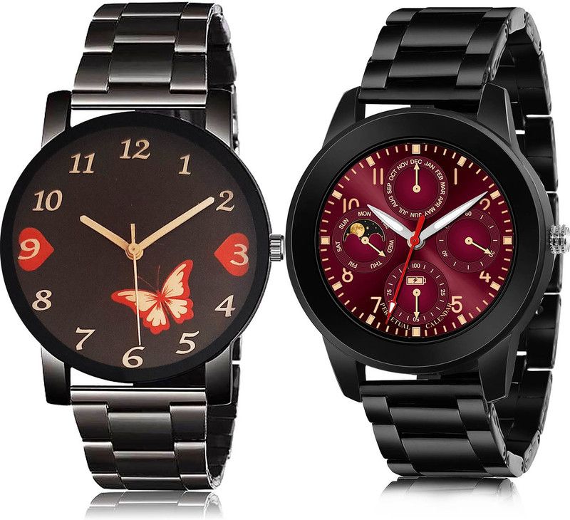 Analog Watch - For Men Modish Italian Designer 2 Watch Combo For Boys And Men - BCPL14-(12-S-20)
