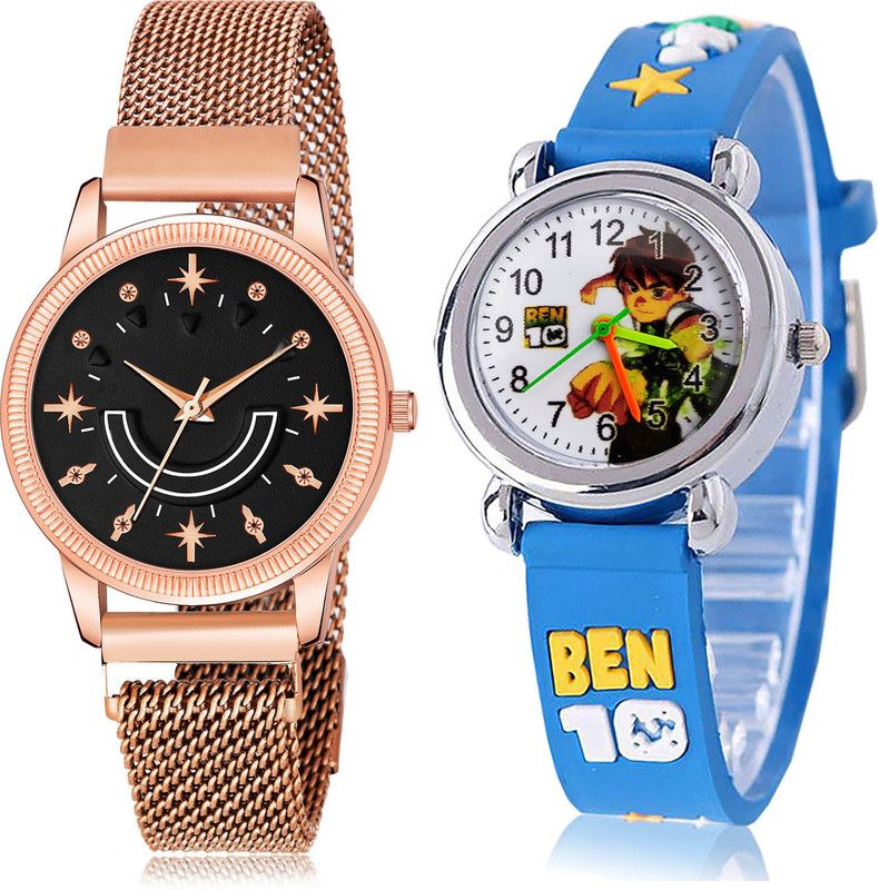 Analog Watch - For Girls Best Analogue 2 Watch Combo For Women And Girls - GW71-GC101
