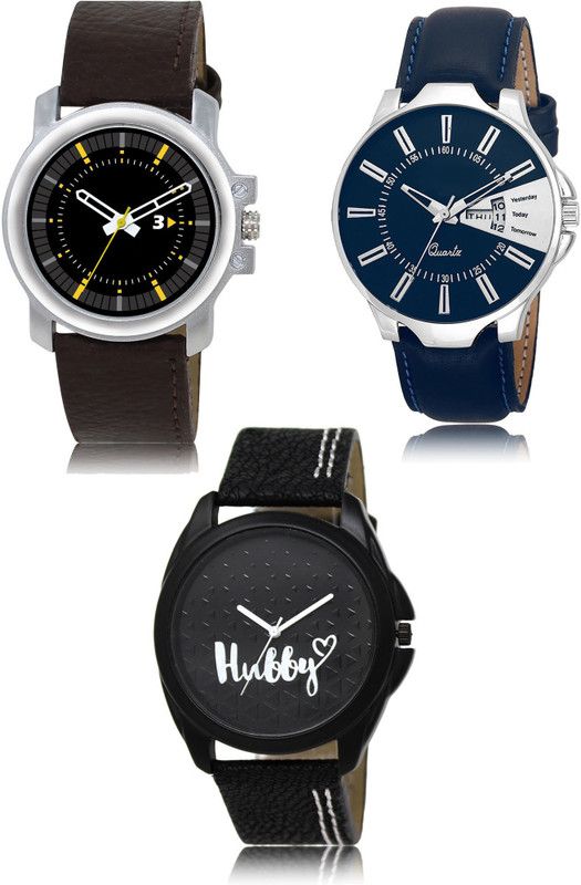New latest Designer Combo of 3 Analog Watch - For Men 44-23-31