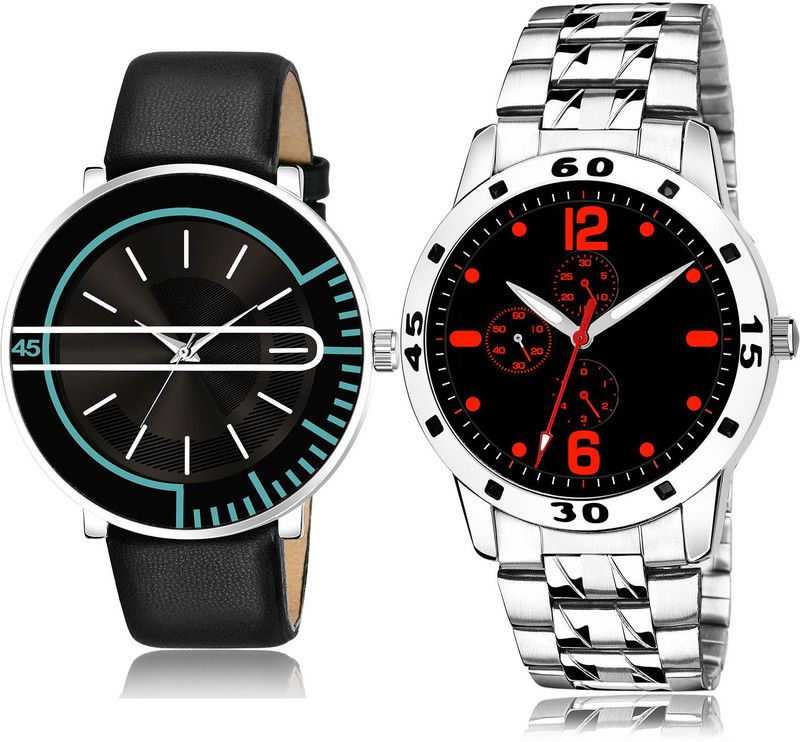 Analog Watch - For Men Contemporary Party Wedding 2 Watch Combo For Boys And Men - BL46.72-(69-S-19)
