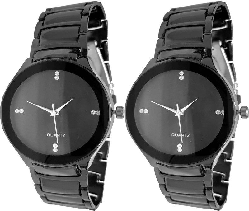 combo watch Analog Watch - For Men Contemporary Unique Black Color Boys Watch - B67-B67 (Combo Of 2 )
