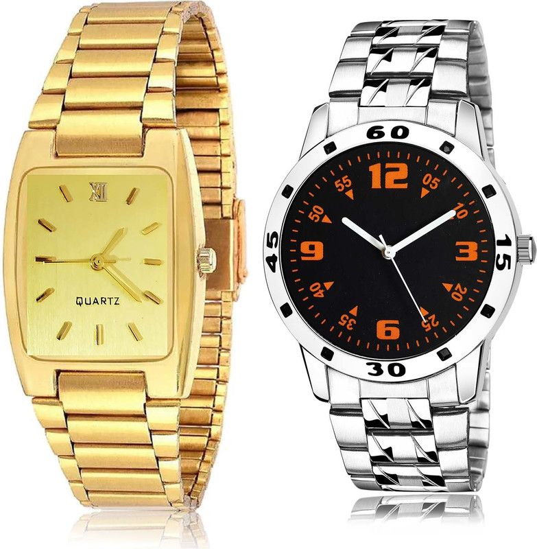 combo watch Analog Watch - For Men New Italian Designer Chain And Chain Watch Combo Watch For Boys And Men - BRM4-B862