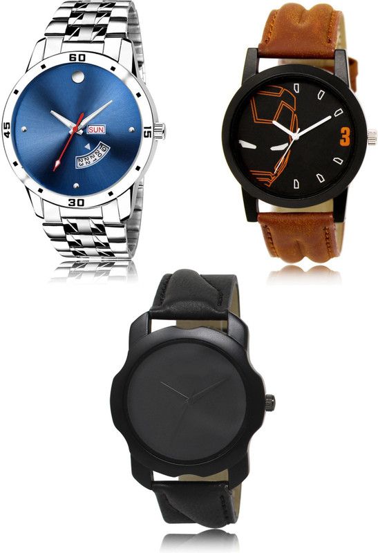 New latest Designer Combo of 3 Analog Watch - For Men 105-04-22