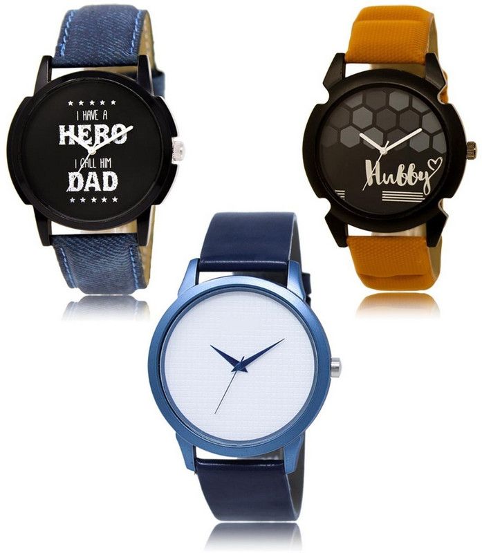 New latest Designer Combo of 3 Analog Watch - For Men LR-07-32-33