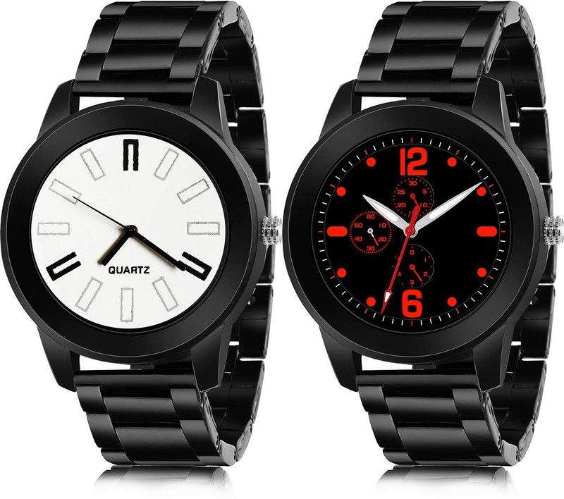 Analog Watch - For Men Modish Party Wedding 2 Watch Combo For Boys And Men - B931-(69-S-20)
